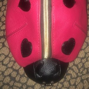 Betsey Johnson Lady Bug Wrist Purse
